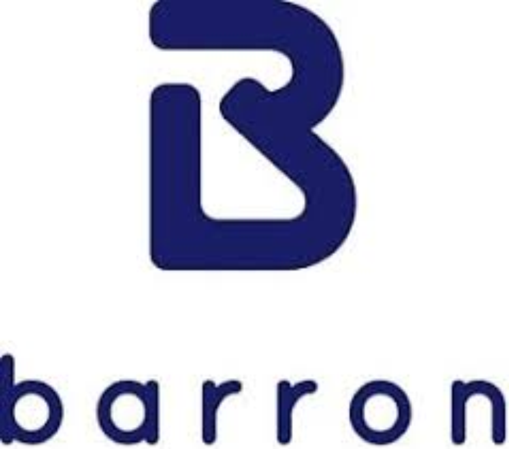 Barron logo navy