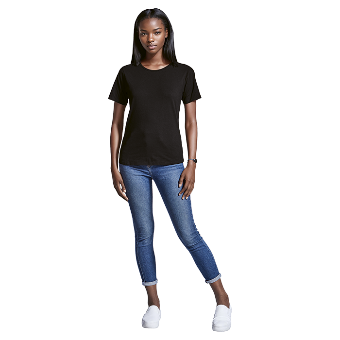 Organic Cotton Crew Neck T-Shirt Ladies