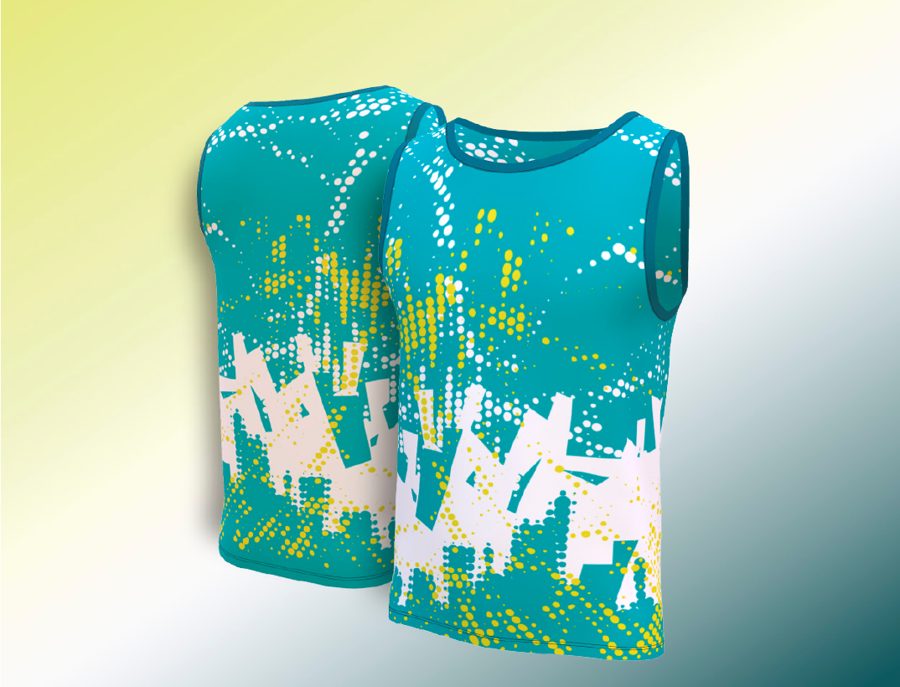 Sublimated Crew Neck Vest – Kids