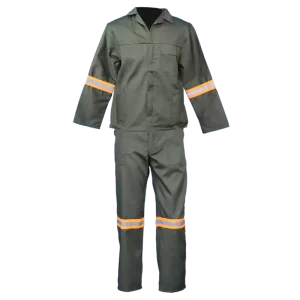 Bottle Green Acid Resistant Conti Suit with Reflective size 32