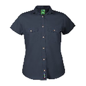 Homegrown lady’s short sleeve shirt navy 2XL