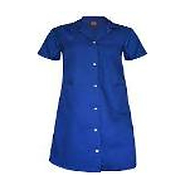 Lady's Canteen Coat royal blue short sleeve size 4XL