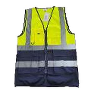 Lime / Navy Signal Vest 2XL