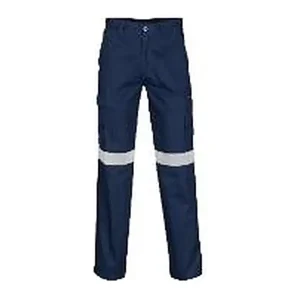 Navy Cargo pants with reflective tape 30