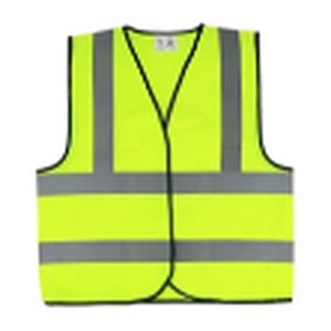 Reflective vest lime with velcro 2XL