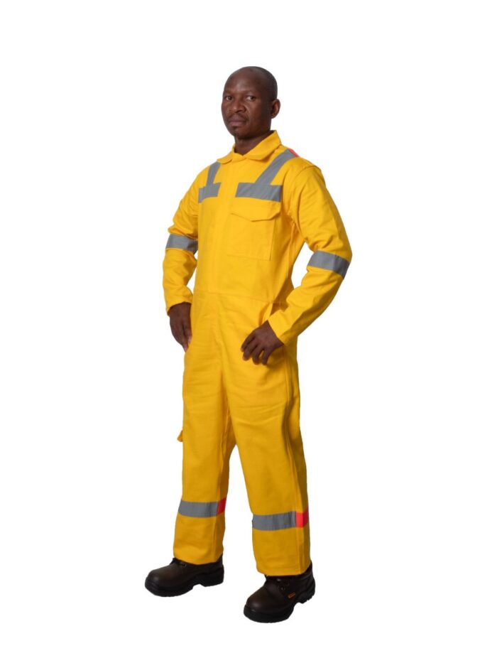 Vulcan D59 Sasol Mining Boilersuit – Yellow